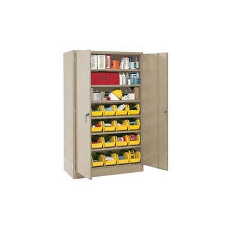 Global Industrial Locking Storage Cabinet, 36 in W, 72 in H, 18 D 500138